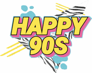 Happy 90s logo