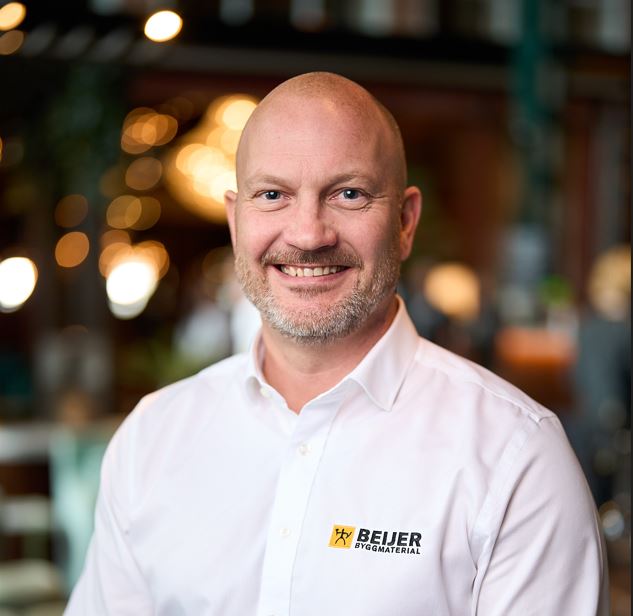 Jens Karlsten ansikte Beijer Byggmaterial AB