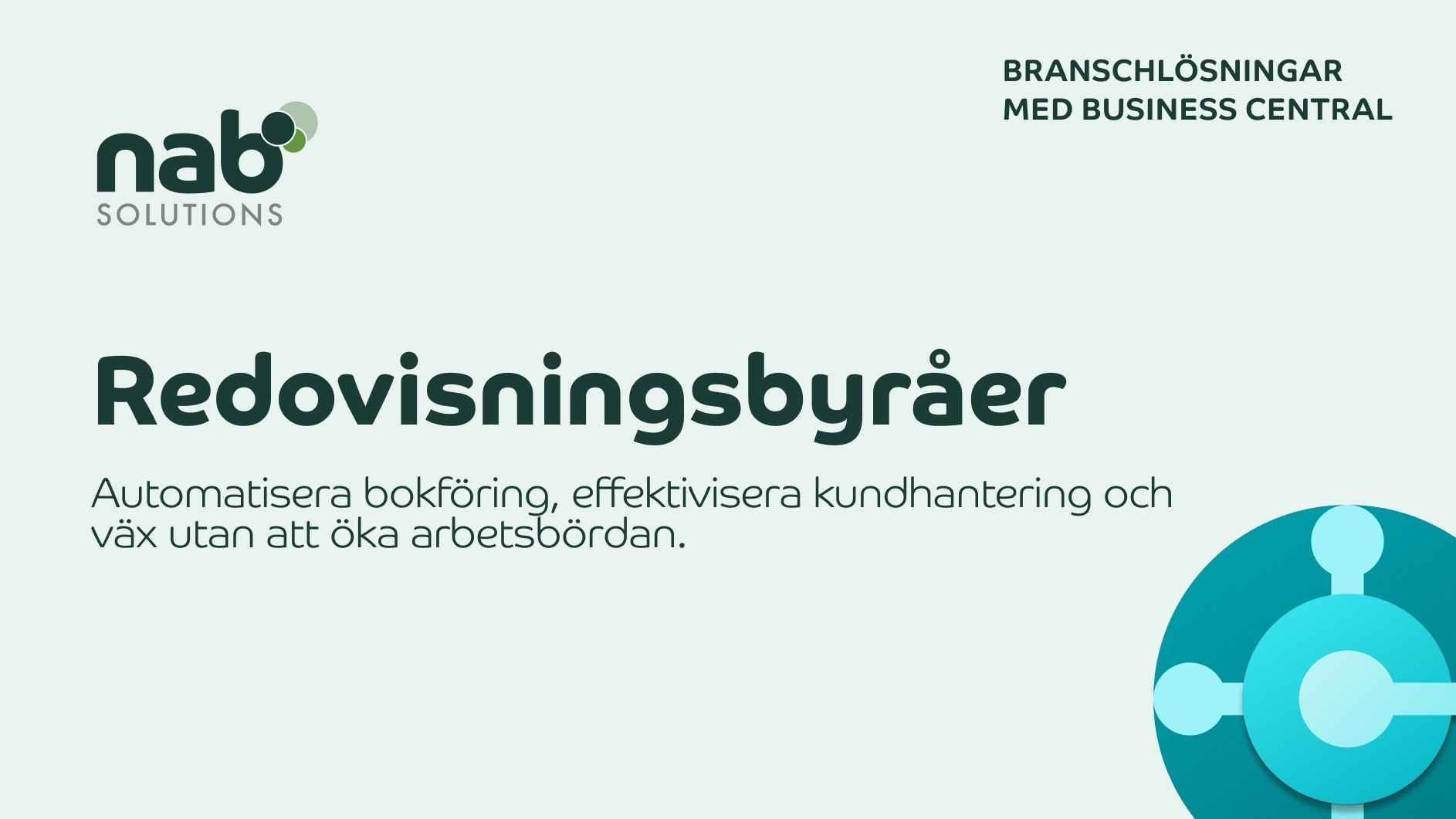 Business Central för redovisningsbyråer