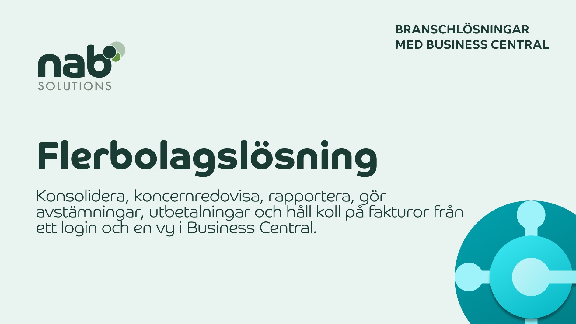 ERP för koncernbolag