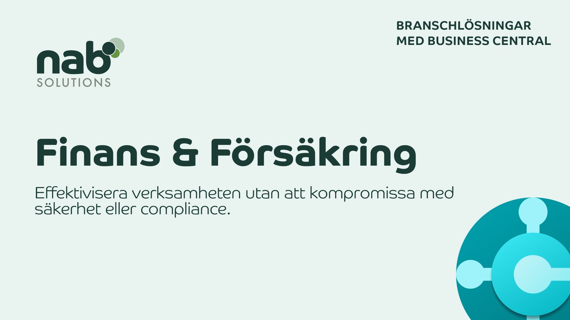 ERP för Bank & Finans