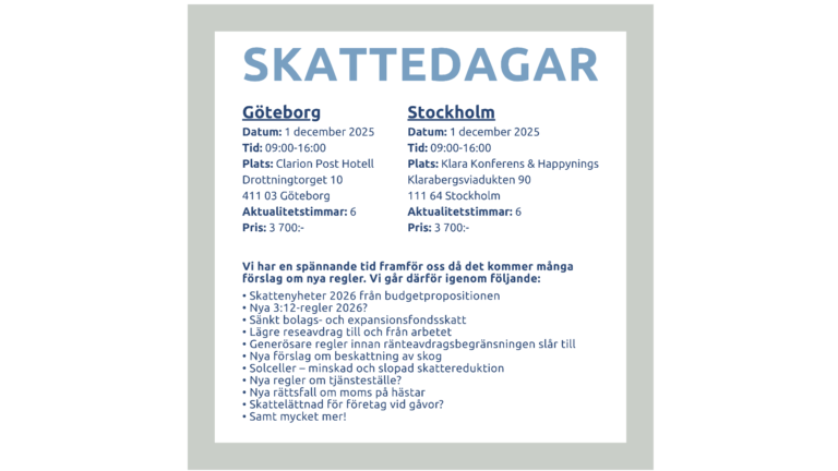 Skattedagar