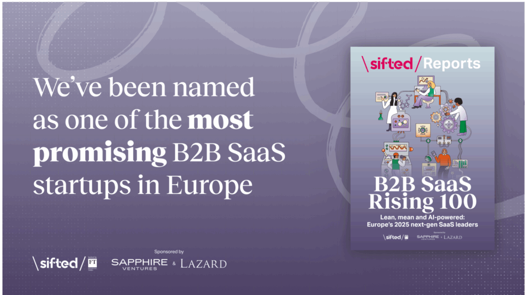 Juni is once again being recognised by Sifted, Sapphire Ventures and Lazard in the 2025 B2B SaaS Rising 100.