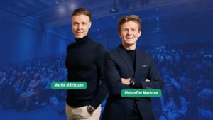 Martin M Eriksson och Christoffer Mattsson från Ekonompodden