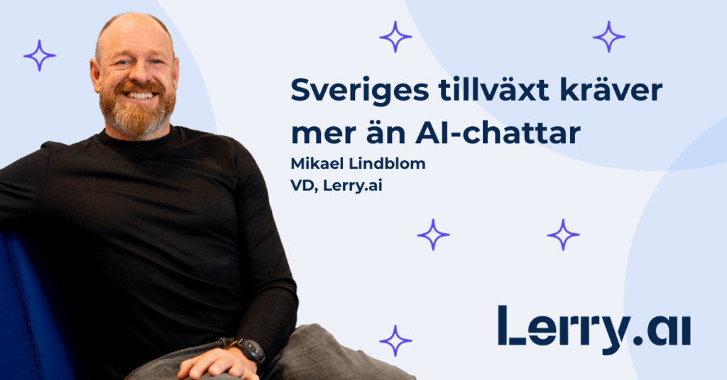 Mikael Lindblom, vd, Lerry.ai