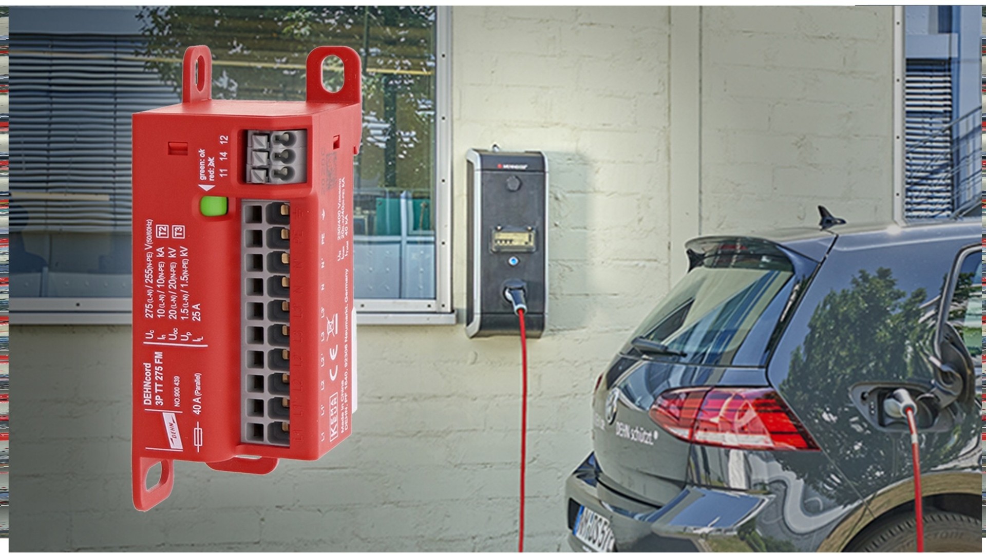 Överspänningsskydd för E-mobility