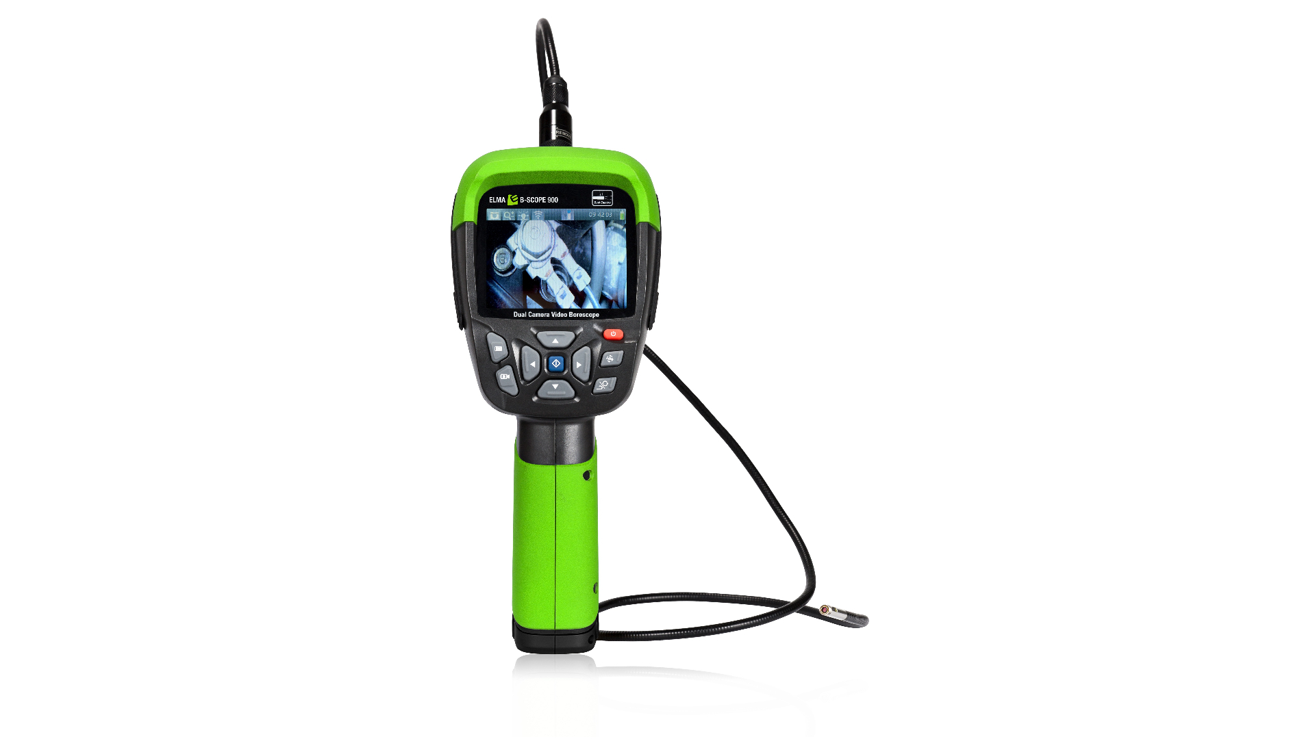 Endoskop med dubbelkamera, stor skärm och HD-upplösning Elma B-Scope 900