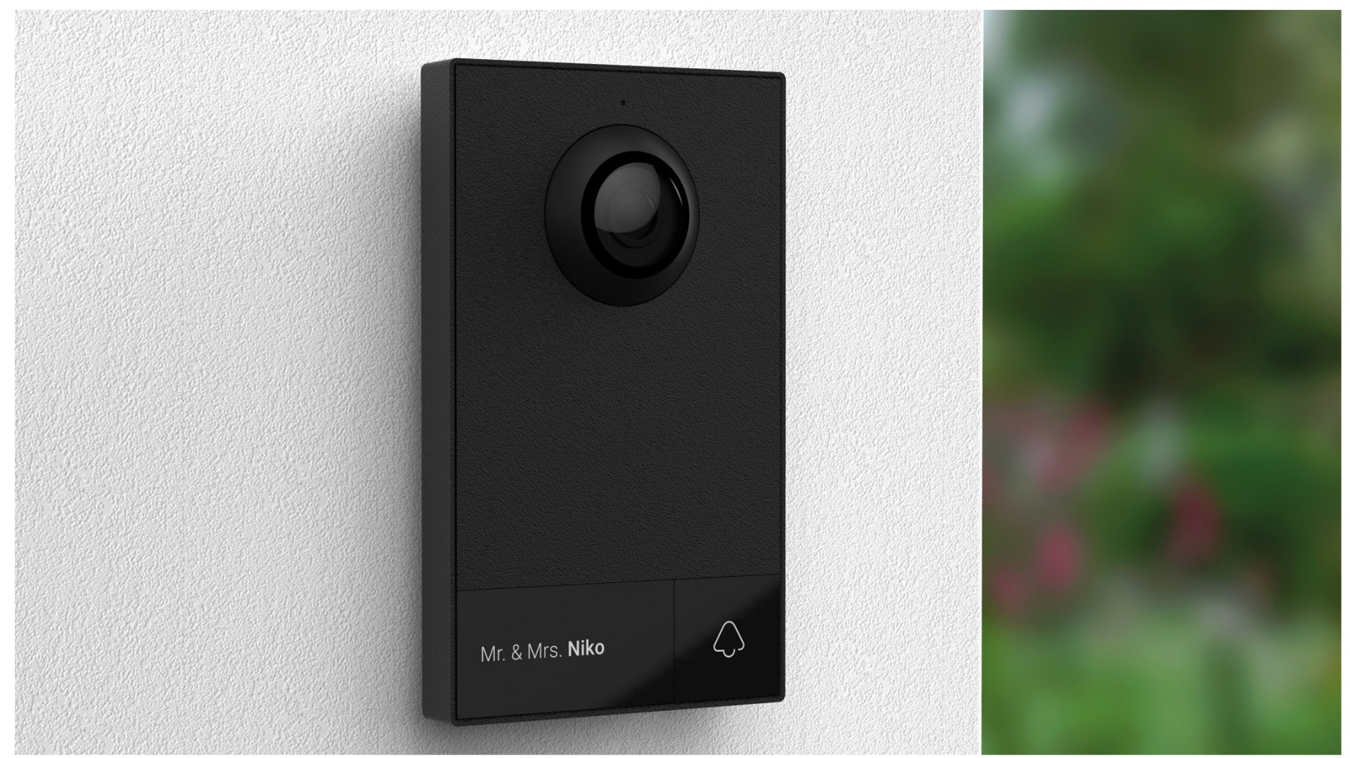 Digital videodörrstation för 2-trådskablage