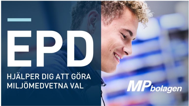 EPD – hjälper dig att göra miljömedvetna val