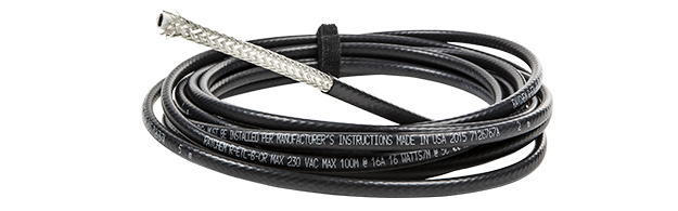 ETL heating cable for pipe freeze protection