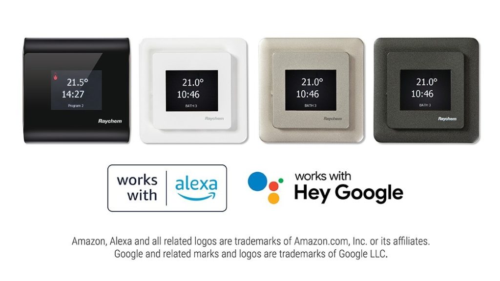 SENZ and SENZ WIFI floor heating thermostats with touch and swipe