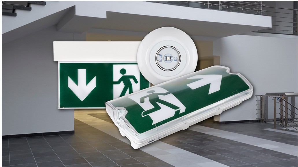 Complete range of emergency lighting