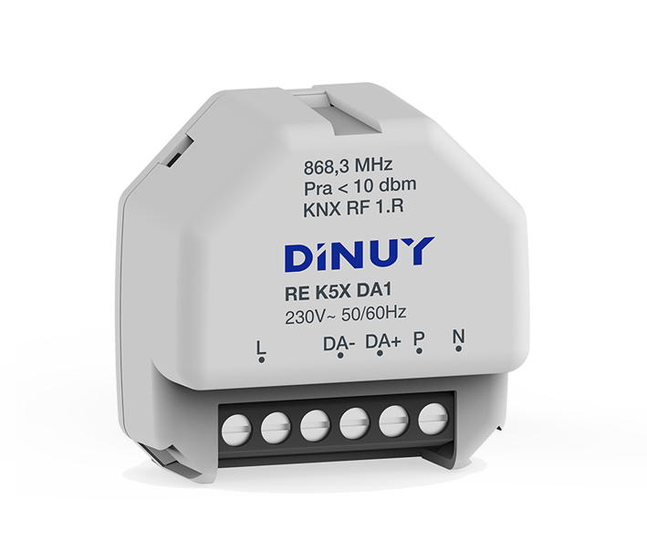 DINUY KNX – RF Dimming actuator 1-ch DALI Broadcast 64ECG