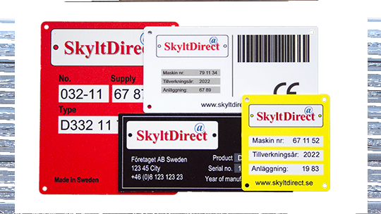 PRINTADE PLASTSKYLTAR