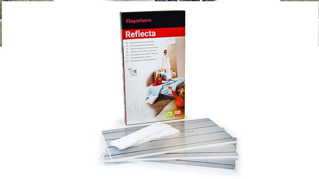 Reflecta isolerskiva för golvvärme
