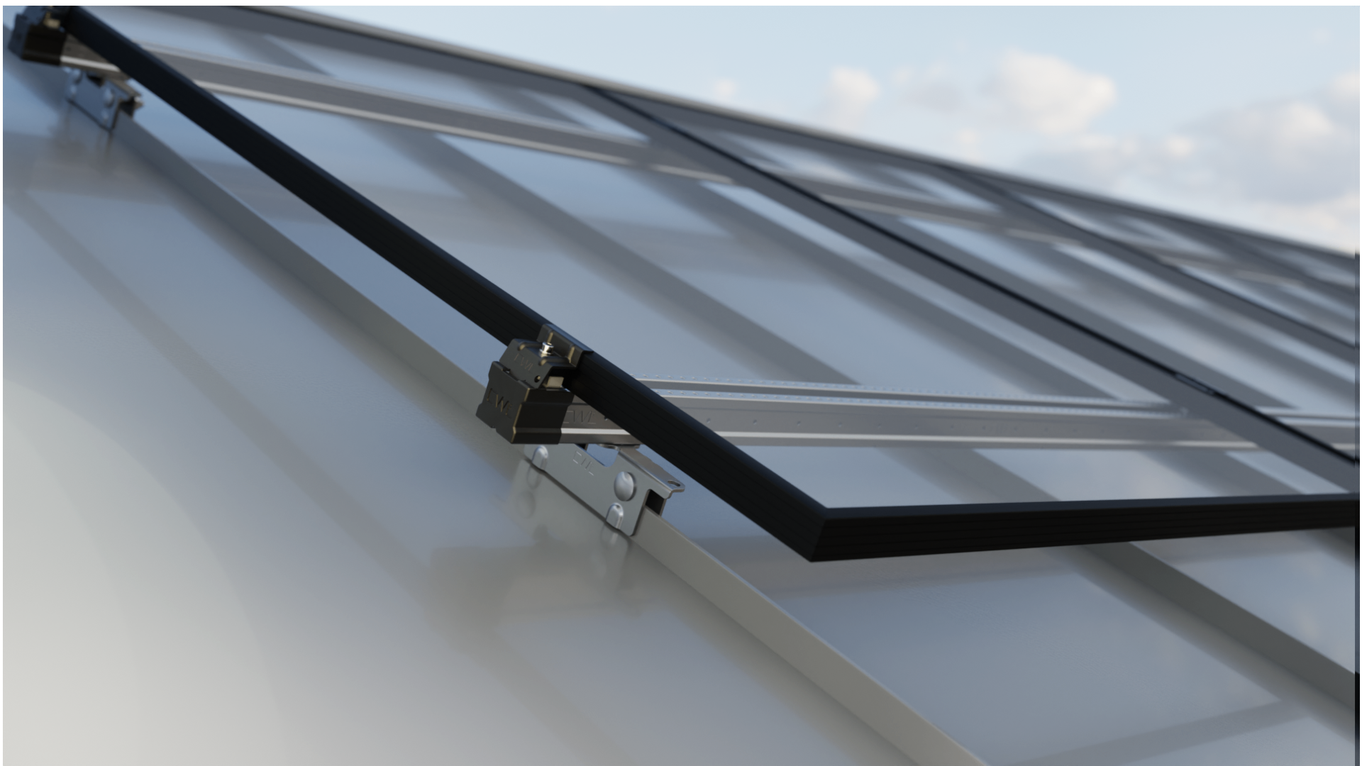 Infästningssystem till falsade plåttak och klicktak