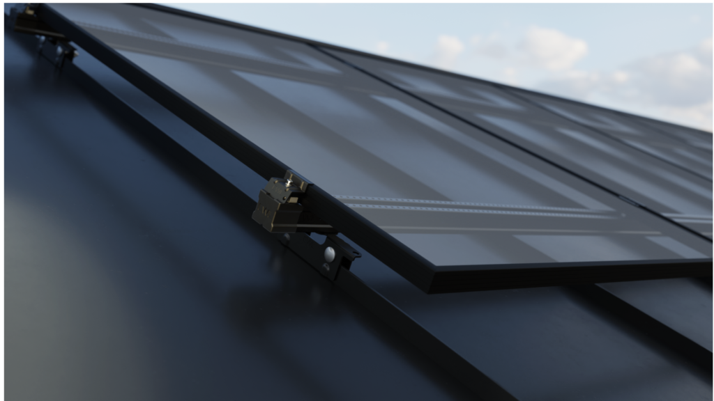 Folded metal roofs and click roofs