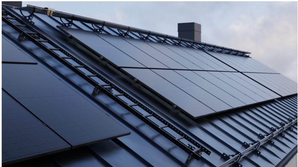 Infästningssystem för solpaneler och taksäkerhet