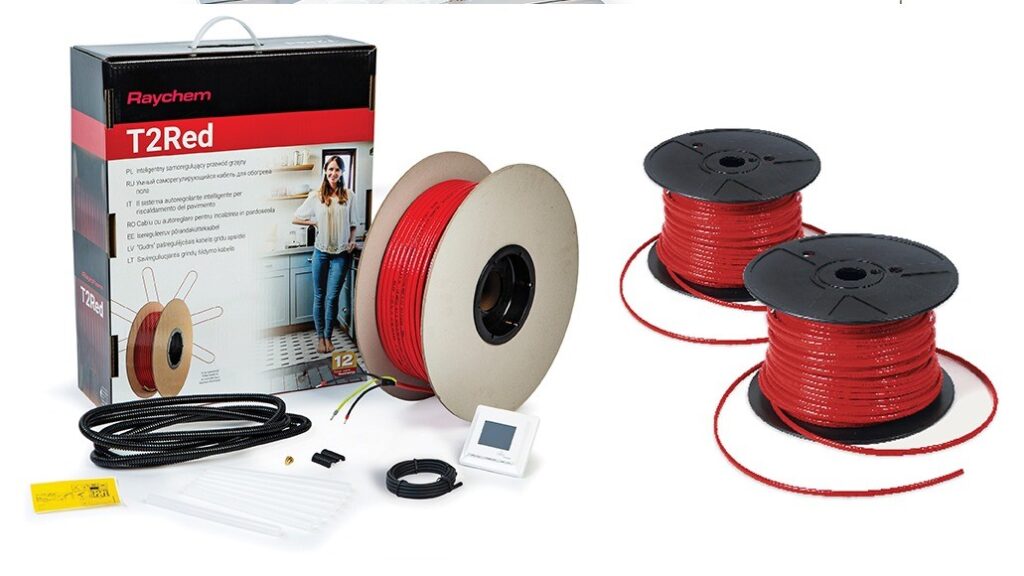 T2Röd – golvvärmekabel för ALLA övergolv