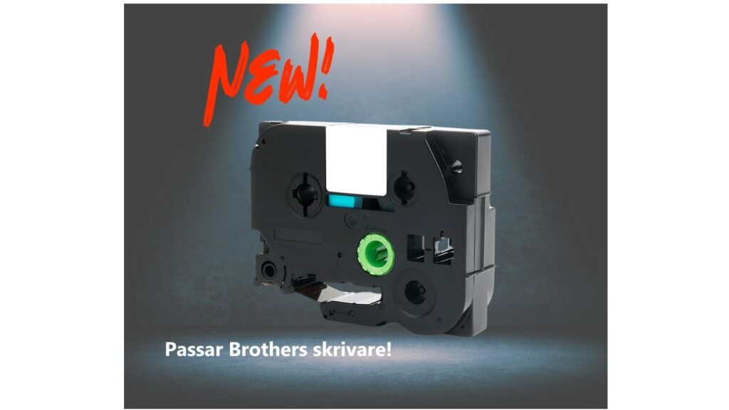 HTZ märktejp – 100% Kompatibel till Brothers skrivare