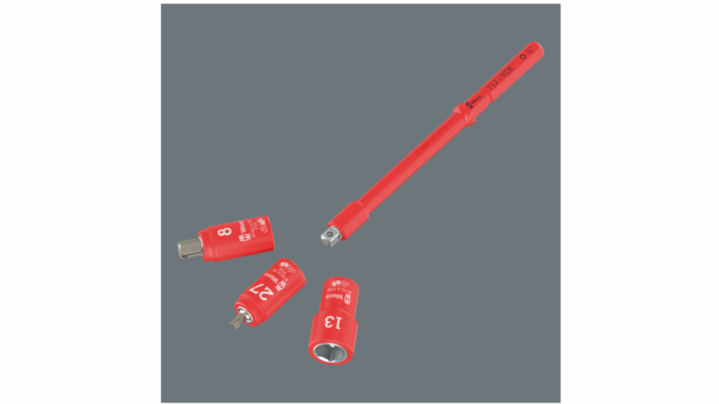 Kraftform Kompakt A VDE 712 i Adapter blade, insulated, for 1/4″ sockets