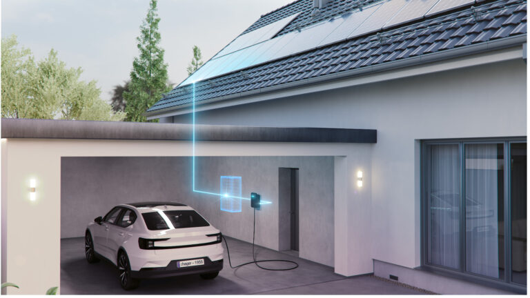 Solcell­sladd­ning med ladd­boxen witty plus