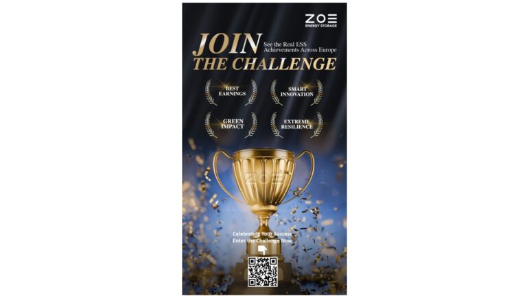 🎉 We’re Launching the ZOE Energy Storage Challenge! 🎉 Join us in celebrating real-world energy storage successes across Europe! 🌍⚡