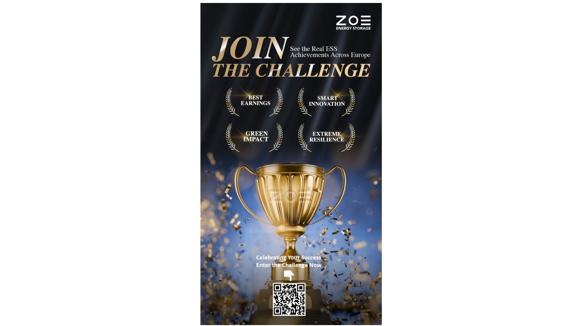 🎉 We’re Launching the ZOE Energy Storage Challenge! 🎉 Join us in celebrating real-world energy storage successes across Europe! 🌍⚡