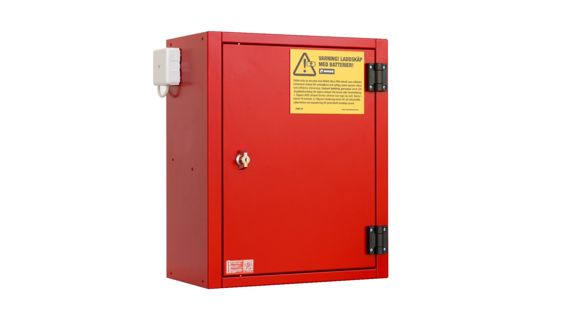 Laddskåp för litiumbatterier – brandskydd från MAUS