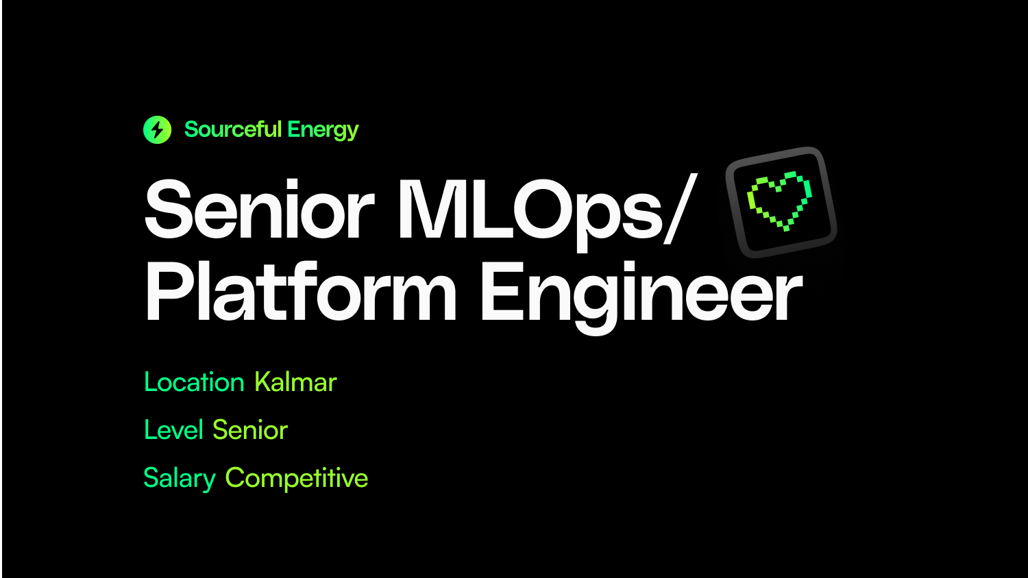 Senior MLOps/Platform Engineer
