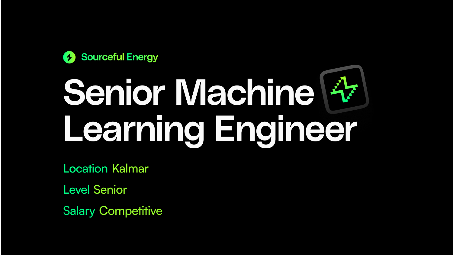 Senior Machine Learning Engineer