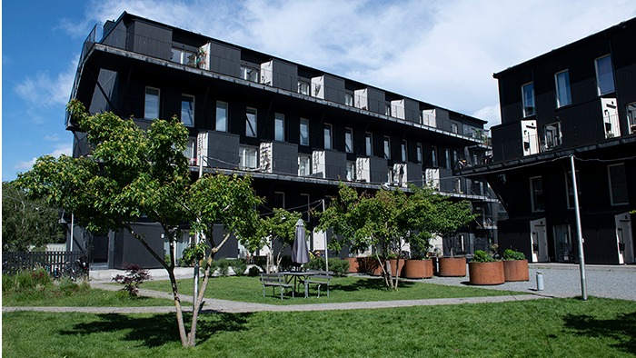 Smart lighting in brf Snickarboa.