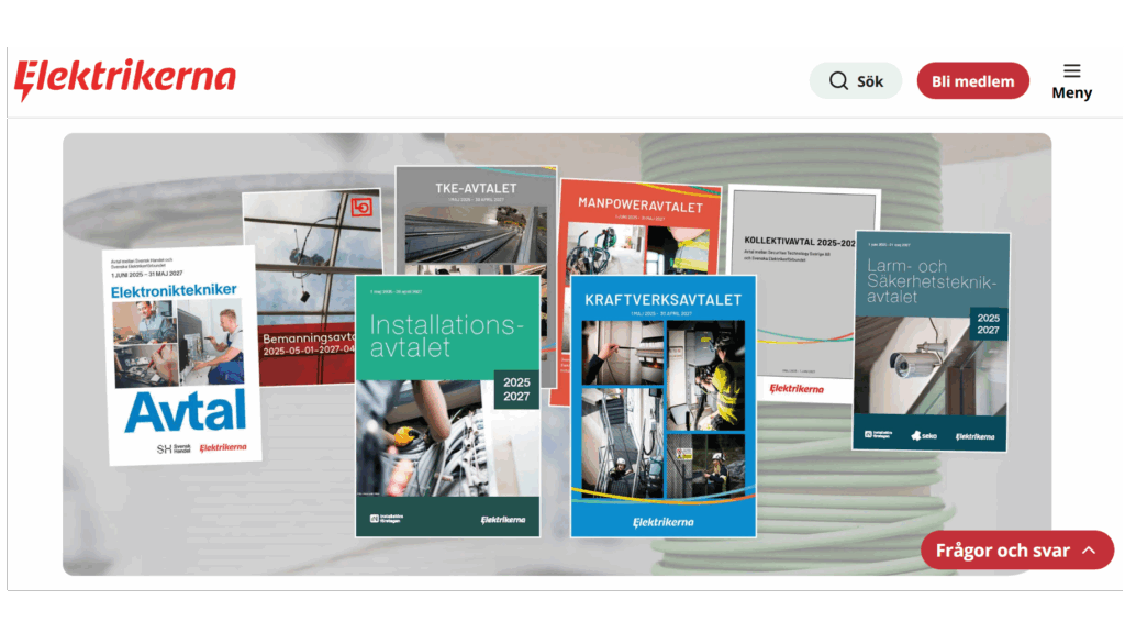 Här hittar du våra digitala kollektivavtal: https://www.sef.se/stod-pa-jobbet/elektrikernas-kollektivavtal/kollektivavtal/