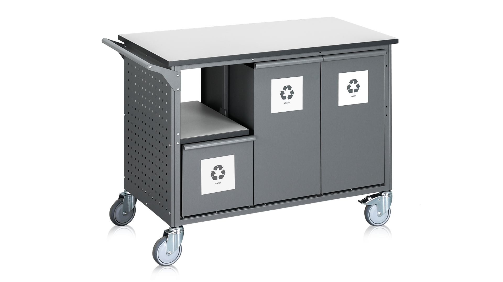 New recycling trolleys for smart and flexible sorting of various materials