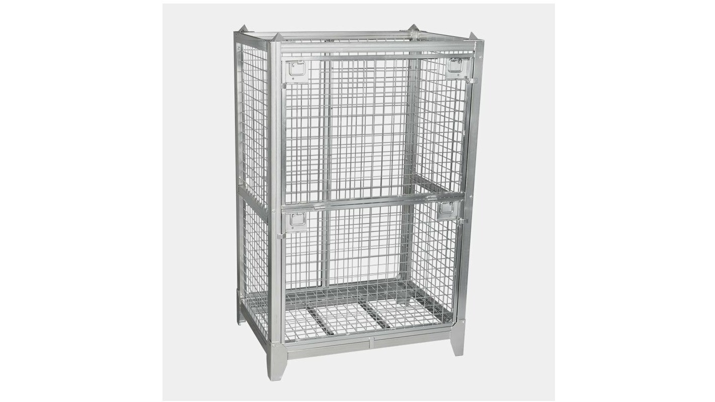 171 CONTAINER Stackable container with one opening long side.