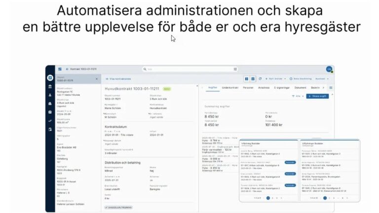 Hyra – effektivt arbete med hyreadministration