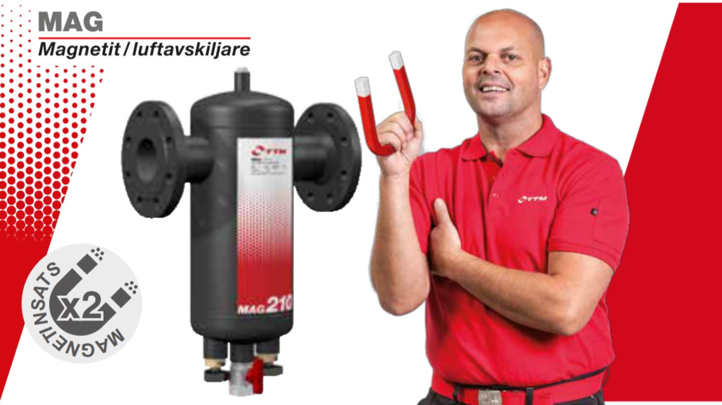 Ta bort magnetiten ur värmesystemet!