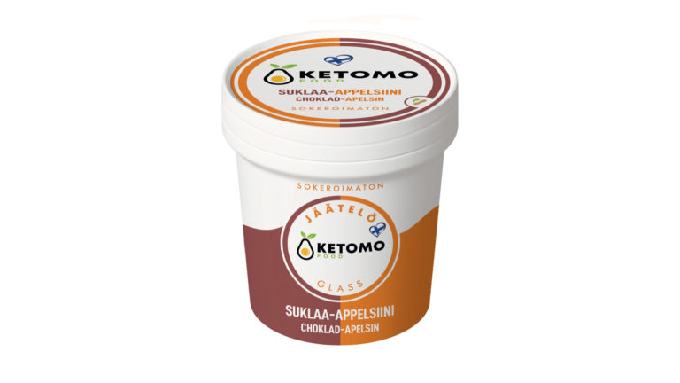 Chocolate-orange ice cream (sugar-free)