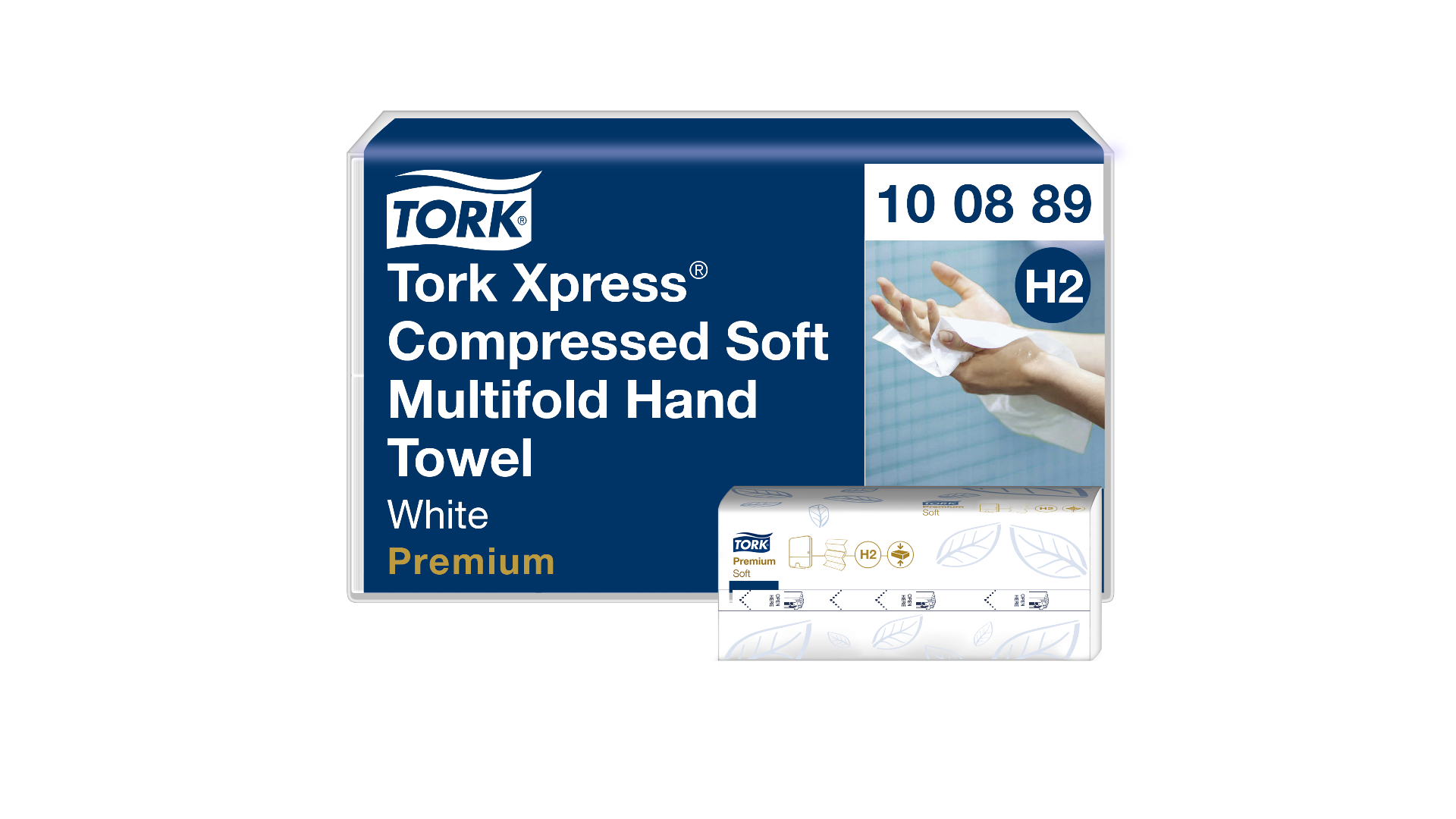 Tork Xpress® Compressed Soft Multifold Hand Towel H2