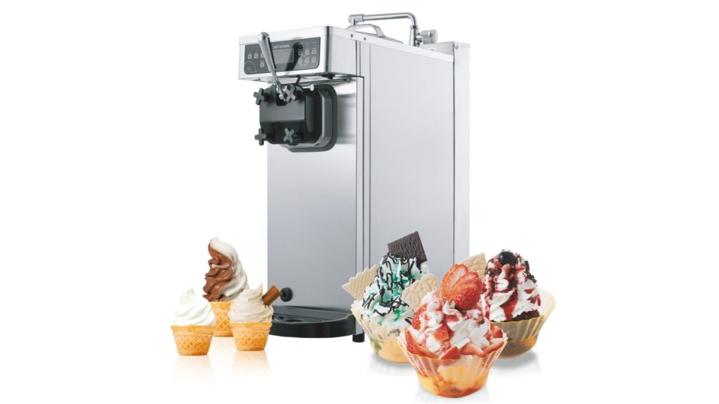 Icetro ISI-161TH -Soft Ice Cream Machine, Plug & Play