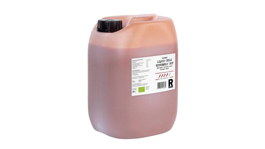 Rajamäen Luomu liquid chili EXTRA HOT 4/5 tulisuus