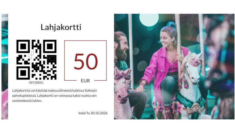Solteq Commerce Cloud Gift Card