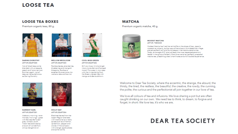 Dear Tea Society – irtotee
