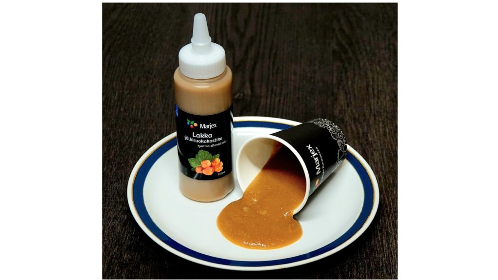 Marjex Lakka-jälkiruokakastike 250ml