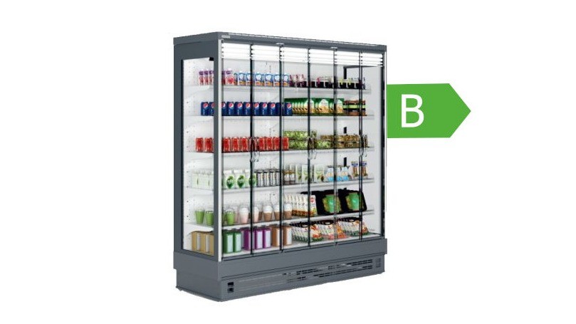 Cold shelf Camus with glass doors