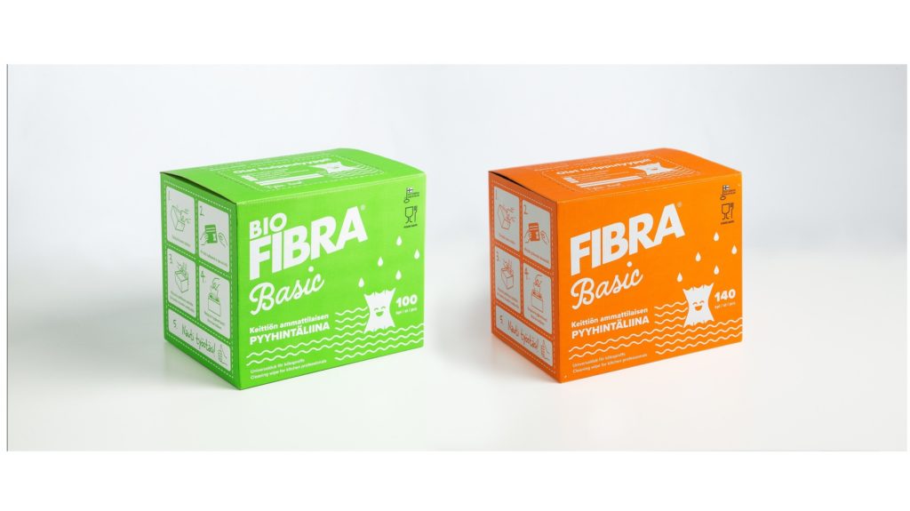 Fibra cleaning wipes for professionals