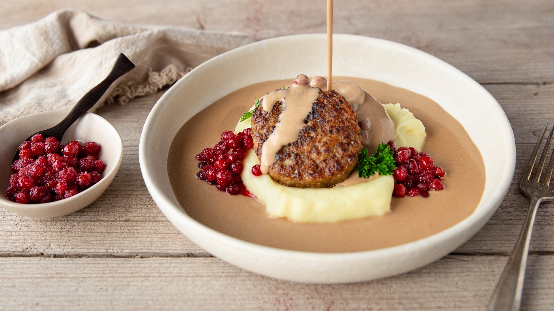 Minced beef with cabbage