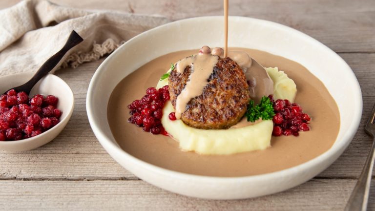 Köttfärsbiff med kål