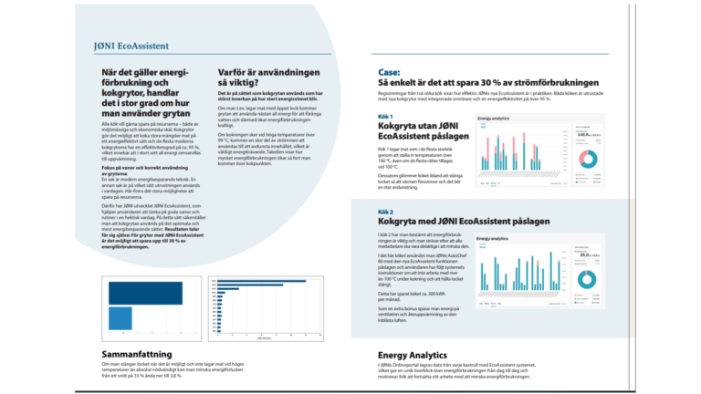 Ett fantastiskt verktyg för att kunne spare upp till 30% av energiförbrukningen.