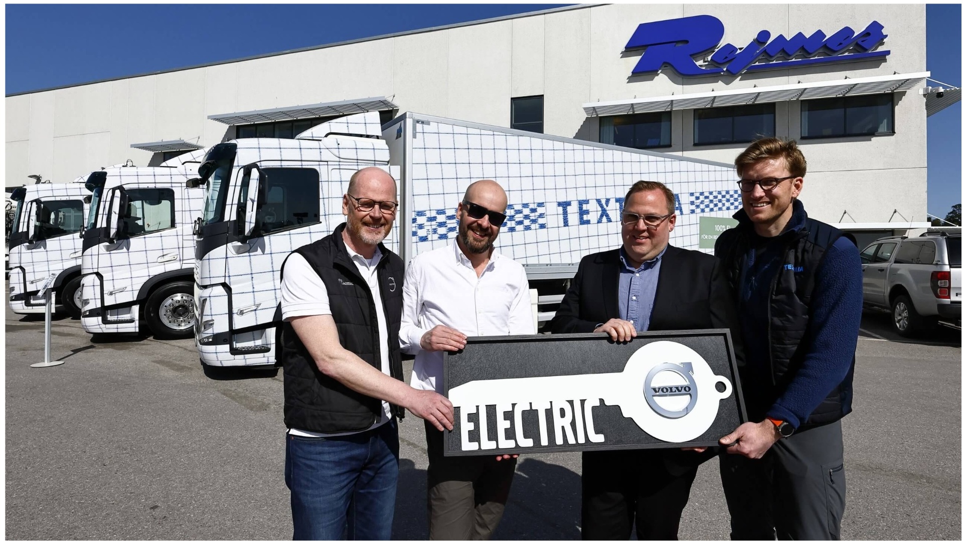 Textilia invests in three electric trucks – taking further steps towards a future-proof transport fleet